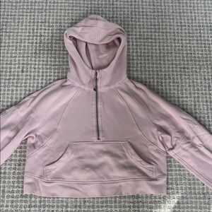 lululemon athletica Scuba Half Zi Pink Hoodie